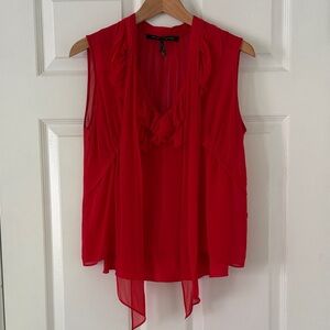 ★ Vintage Sandra Angelozzi | Silk Sleeveless Blouse, Size 40 ★